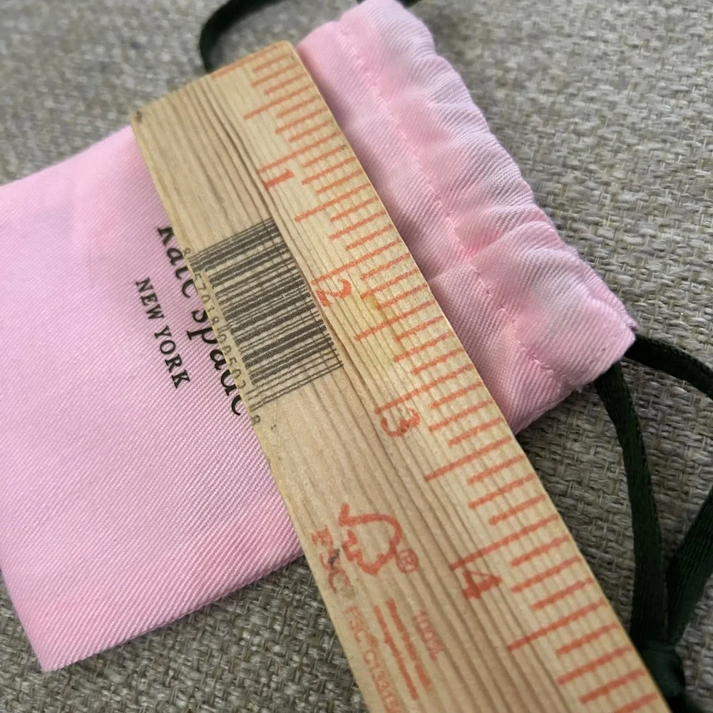 Kate Spade Jewelry Dust Bag Pink Set of 2 Drawstring Pouches